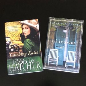 Set of Two Paperback Books -The Hideaway and Catching Katie